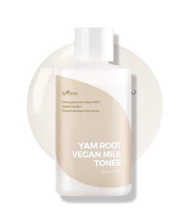 ISNTREE Yam Root Vegan Milk face Toner 200ml 6.76 fl.oz | Deep Moisture with Plant-Based Milk Complex | Gentle Hydration for Dry & Sensitive Skin | Vegan Korean Skincare
