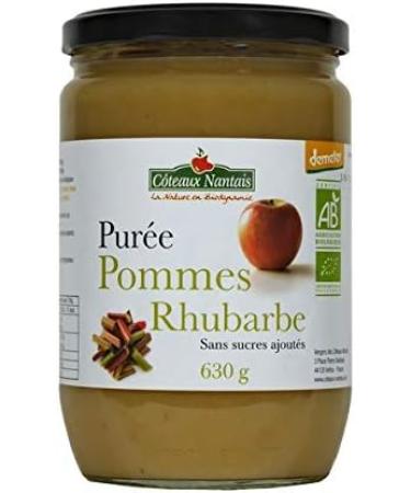 C teaux Nantes - Apple Puree Rhubarb Demeter 630G - Unit - Buy Online on GoSupps.com