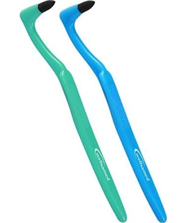 Buy 2 x Wellsamed Toothbrushes - Stain Remover Tartar Remover & Tooth Polisher - International Shipping - Buy Online on GoSupps.com
