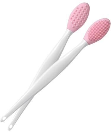 Buy Silicone Lip Brush & Double Sided Nose Scrubber - Soft Blackhead Cleaner Set (2PCS) - Exfoliating Lip Care Tool - Buy Online on GoSupps.com