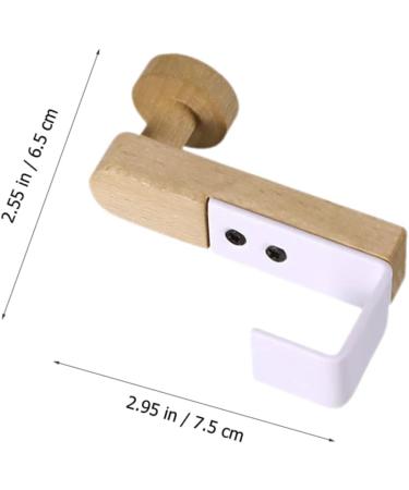 CIYODO Clothes 2pcs Towel Hook Wood Coat Hooks Scarf Hanger Coat Rack Door Hanger Door Hook Car Door Shower Door - Buy Online on GoSupps.com