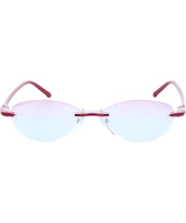 Shop Rosi Pink Ready-Made Reading Glasses | 4.0 DPT | Stylish Perforated Temple Ends - International Shipping Available - Buy Online on GoSupps.com
