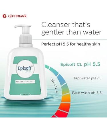 Glenmark Cleansing Lotion for Sensitive & Dry Skin | Gentle Makeup Remover & Moisturizer | 250ml - Soft Glowing Complexion - Buy Online on GoSupps.com