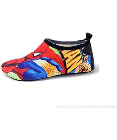 Kids Quick-Dry Barefoot Aqua Socks for Beach Pool Surfing - Red Spider Design | Sizes 9.5-11 Little Kid | Soft & Comfortable for Boys and Girls - Buy Online on GoSupps.com