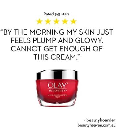  Olay Olay Regenerist Micro Sculpting Cream Night Advanced Anti-Ageing Moisturizer 50g - Buy Online on GoSupps.com