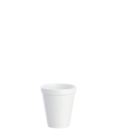 DART - 8J8CT 8-Ounce Foam Cup (Case of 1000), White White 8 ounces