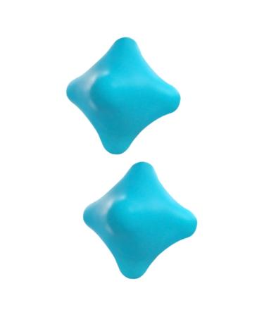Fomiyes 2st massage ball Neck massage ball made of silicone massage ball for the neck Massage ball for the hand Massage balls for deep fabric ice hockey fascia ball fitness pebbles body