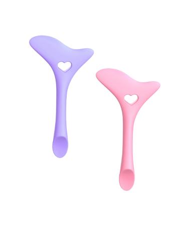 VINTORKY Eye Makeup Tool 2 Pcs Eyeliner Face Mask Applicator Stencils Marscara Tool Aids Girl Eyeshadow Miss Marscara Drawing Aid