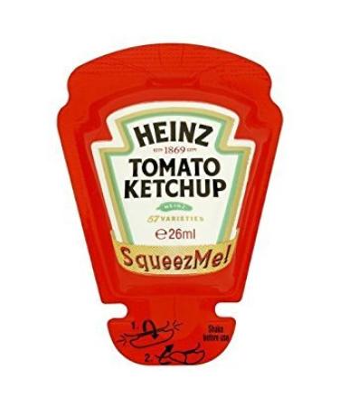 HEINZ Heinz SqueezMe! Pack of 70 26ml Tomato Ketchup Bottles