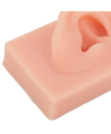 Soft Silicone Human Ear Model for Acupuncture Training and Earring Display - Light Skin Color - Buy Online on GoSupps.com