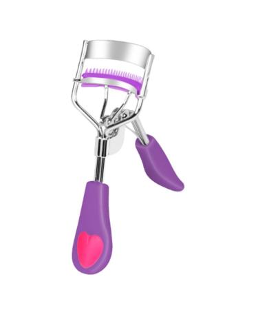 1PC Eyelash Curler with Comb - Steel Wide Angle Eye Makeup Tool for Women & Girls - Perfect Lashes in Purple - Buy Online on GoSupps.com