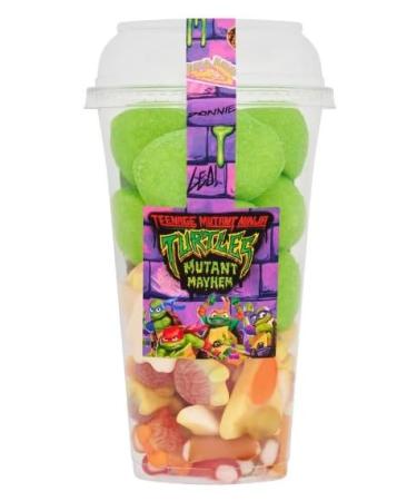 2 x Teenage Mutant Ninja Turtle Candy Cup 260g Delicious Tasty And Twisty Treat Gift Hamper For Birthday Christmas Easter Sold By Kidzbuzz