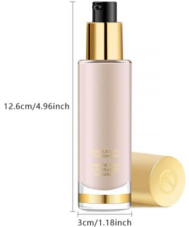 twcrvil 30ml Face Foundation Oil Control Full Coverage Concealer Moisturizer Waterproof Brightening Whitening Portable Makeup Type 1 - Buy Online on GoSupps.com
