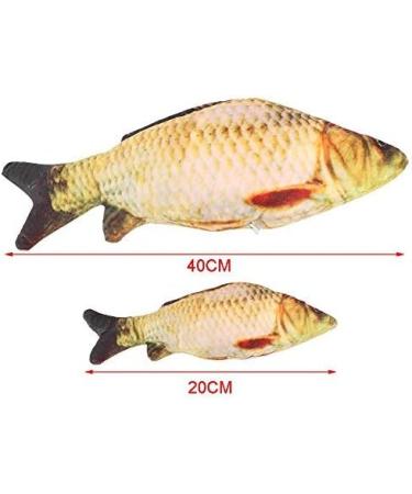 Yosoo Cat Toy Fish with Catnip | Plush Cotton Chew Toy | 40cm (15.7in) | International Shipping - Buy Online on GoSupps.com