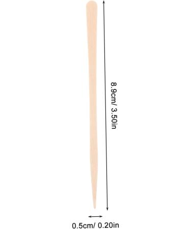 WOONEKY Hair Sticks - 100pcs Wooden Wax Spatula for Hair Removal & Waxing - Buy Online on GoSupps.com