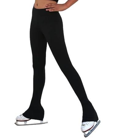 ChloeNoel P23-2 Black Figure Skating Pants | Child XX-Small | Contrast Waist | High-Quality - Buy Online on GoSupps.com