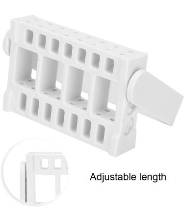 2 Pieces 16 Holes Nail Drill Bits Display Racks Holder Grinding Head Storage Box Organizer Callus Remover Dead Skin File Pedicure Tools (White) - Buy Online on GoSupps.com