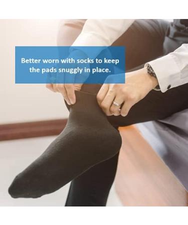 VivoFoot 2 Pairs Ball of Foot Cushions - Forefoot & Metatarsal Pads for Men & Women - White (4 PCs) - Buy Online on GoSupps.com