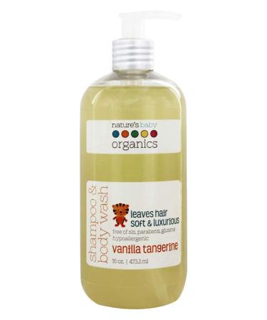 Nature's Baby Organics Shampoo & Body Wash Vanilla Tangerine 16 oz (473.2 ml)
