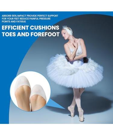 Toe Protection Silicone Caps - 4pcs Gel Pads for Ballet & High Heels | Pain Relief & Comfort - Buy Online on GoSupps.com