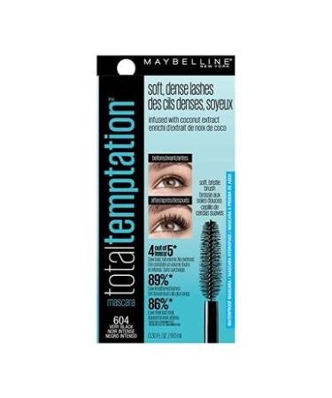 Maybelline Total Temptation Waterproof Mascara - Very Black 0.3 fl oz | Long-Lasting Volume & Definition - Buy Online on GoSupps.com