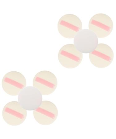 FRCOLOR 10 Pcs Body Puff Makeup Powder Puffs Body Powder Puffs Blush Ribbon Make up Puff Body Powder Body Powder for Women Foundation Cream Puffs Powder Makeup Puffs Girl