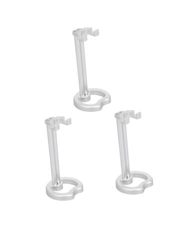 Minkissy 3st razor and brush holder Razor brushes men's shaving brushes stand for razor stand for safety razors men rusty steel man shaving stand