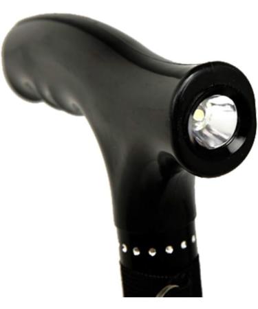 Medical Clever Cane with LED Light Aluminium Crutches Elderly Single-Foot Crutches Elderly Quadrangular Cane Magnetic Therapy Telescopic Anti-Slip Hand Battle Interesting Prosperous - Buy Online on GoSupps.com