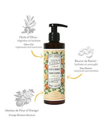 Panier des Sens Orange Blossom Shea Butter Body Lotion - 97% Natural - 8.45 Floz - Made in France - Buy Online on GoSupps.com