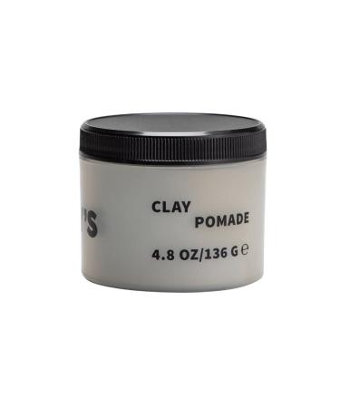 RUDY's Clay Pomade - Strong Hold Texturizer with Matte Finish - Paraben Free - 4.8 oz - All Hair Types - Buy Online on GoSupps.com
