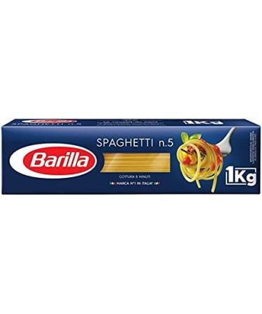  Epicerie sal e BARILLA - Spaghetti No. 5 1kg - Pack of 2 - Buy Online on GoSupps.com