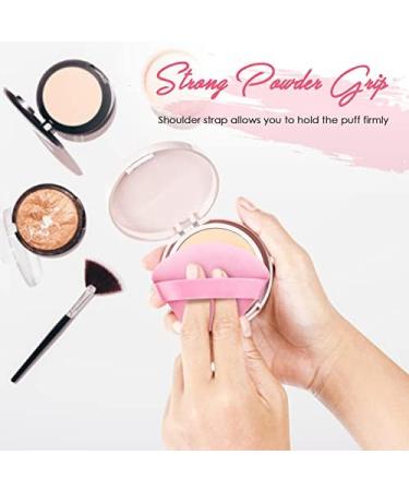 Buy Triangle Powder Puffs 6pcs - Soft Face Makeup Puffs for Loose & Mineral Powder Velour Cosmetic Sponges for Contouring (Black & Pink) - International Shipping Available - Buy Online on GoSupps.com