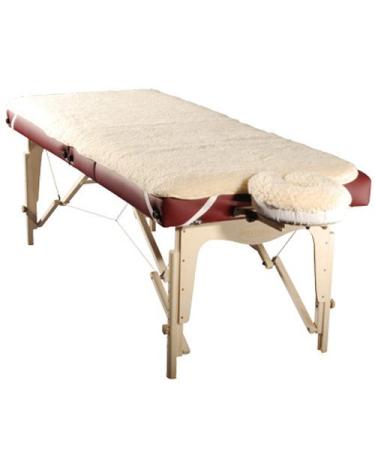 Therapist's Choice Massage Table Fleece Pad Set Includes Pad and Face Rest Cover, 31 W x 72 L (Massage Table not Included)