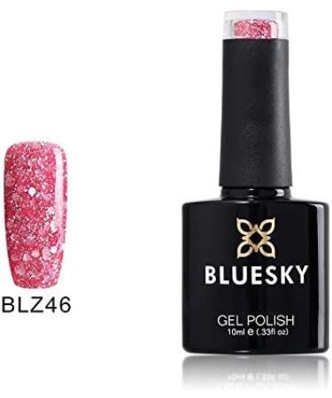 Bluesky GEL POLISH Diamond Pink Glitter Sparkle Daddys BLZ46 Girl Nail Gel Polish UV LED Soak Off 10ml - Buy Online on GoSupps.com