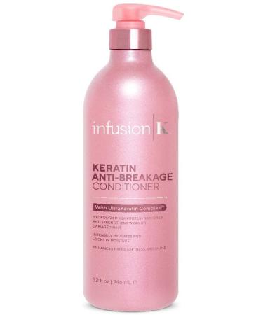 Keratin Anti-Breakage Conditioner - UltraKeratin Complex for Hydrated Soft & Shiny Hair | Strengthens Weak & Damaged Hair | Color Safe Paraben & Sulfate Free (32 oz) - Shop Internationally - Buy Online on GoSupps.com