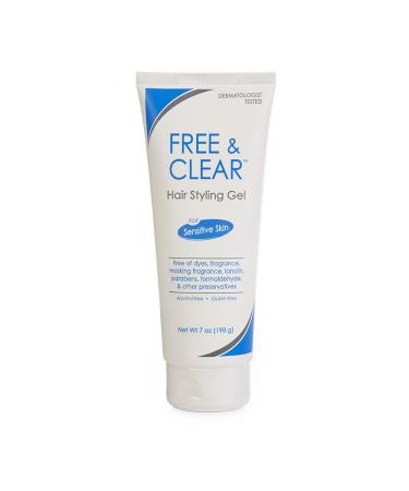 Pharmaceutical Specialties Free & Clear Hair Styling Gel  For Sensitive Skin & Scalp 198 g  7 Ounce