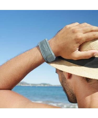 Para'Kito Mosquito Bonus Pack: 2 Wristbands + 2 Refills (Grey/Pineapple) + Repellent Spray - Buy Online on GoSupps.com