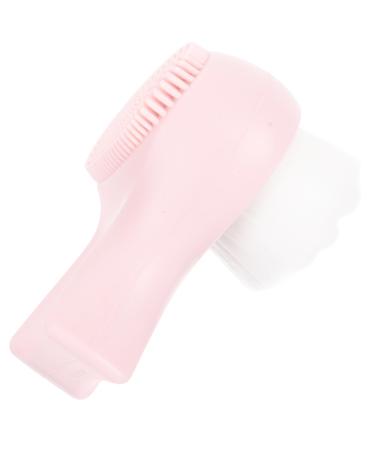 DOITOOL Soft Fur face Cleansing Brush Double Sided Manual Facial Cleansing Brush for Women Silicone Cleaning Brush Facial Cleansing Brush Scrubber Cleaning Brush Beauty Tools