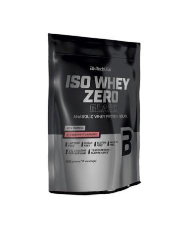 BioTechUSA Iso Whey Zero Black Strawberry 500g