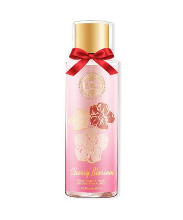 Hybrid & Company Women Cherry Blossom Body Fragrance Spray Mist 250ML Cherry Blossom 6.7 Fl Oz (Pack of 1)