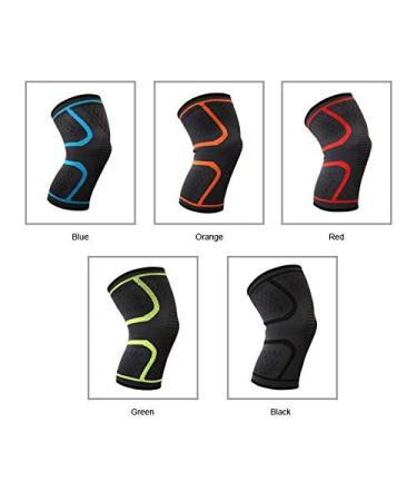 SPORTIFY your Knees: 2 Pack Premium Compression Sleeves - Knee Braces for Gym & Sports Pain Relief and Support MEDIUM BLACK - Buy Online on GoSupps.com