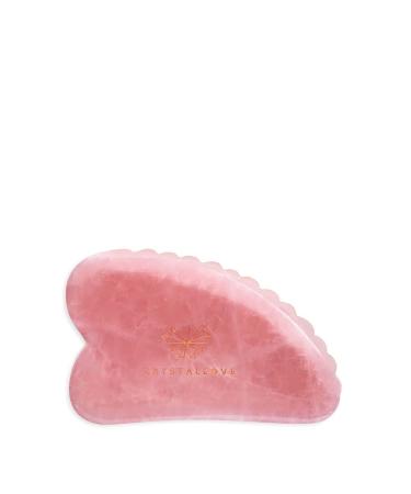 CRYSTALOVE 3D Gua Sha - Rose Quartz Facial Massage Plate for Radiant Skin | International Shipping - Buy Online on GoSupps.com