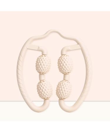 LTLClz Anti Cellulite Massage device leg massage roll Cellulite massager leg massage device body slimming roll massage for body massage ivory white
