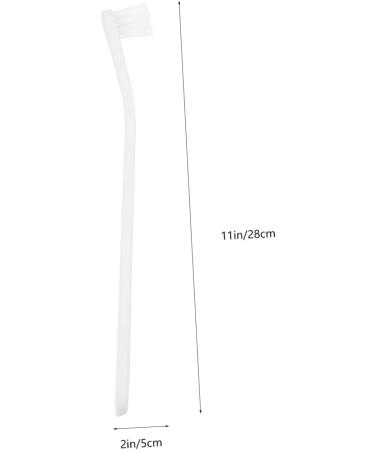 Beavorty 2pcs Home Oral Care Cleaning Dog Tooth Pet Manual Pets Supplies Soft-bristle Portable 1 count (Pack of 1) White - Buy Online on GoSupps.com