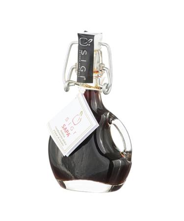 SIGI Azienda Agricola SABA of Cooked Must | Sweet Dressing from Marche | Free of Food Dyes Preservatives and Chemical Additives | 100% Artisanal and Natural | Made in Italy | Bottle 54gr.