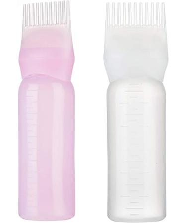 Zoylink 3 Pieces Hair Dye Bottle Set - Portable Comb Applicator with 120 ML Capacity for Easy Hair Coloring - International Shipping Available - Buy Online on GoSupps.com
