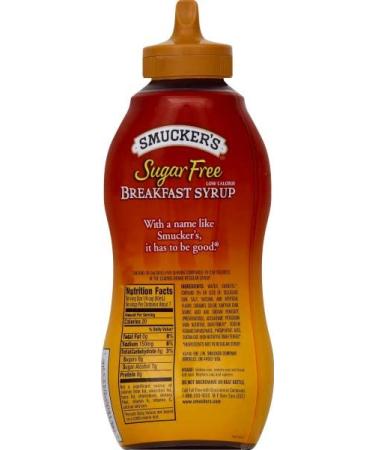 Smucker's Sugar Free Low Calorie Breakfast Syrup 14.5oz (Pack of 6) - Delicious & Healthy Option for Your Morning Meals - Buy Online on GoSupps.com