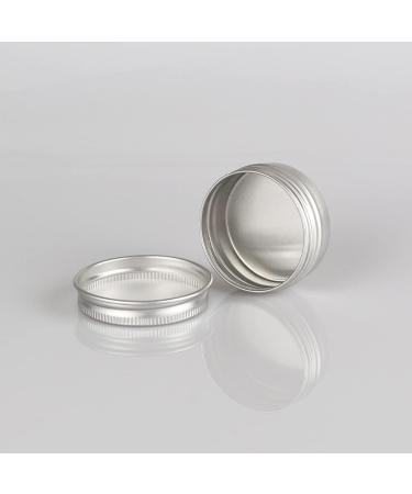 Zeoabsy 10-Pack 15ml Silver Aluminum Tins with Screw Top - Ideal for Cosmetics Candles Ointments | Includes 5 Spatulas & 1 Label - Buy Online on GoSupps.com