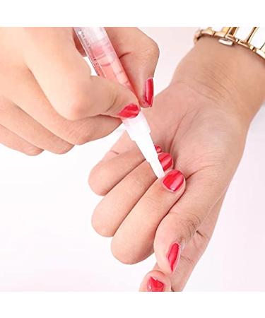 2X Nail Type Distance Pens with Cotton Head - Manicure Corrector Pen & 6 Interchangeable Tips for DIY Nail Polish Correction - Buy Online on GoSupps.com