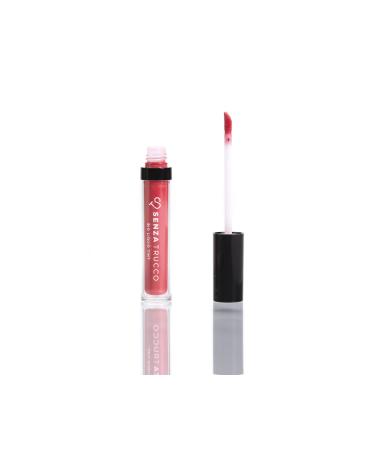 SENZA TRUCCO LIP TINT Rosettes opaque liquid hassle-free BIO LIQUID TINT - CORAL REEF - 03 natural organic matte